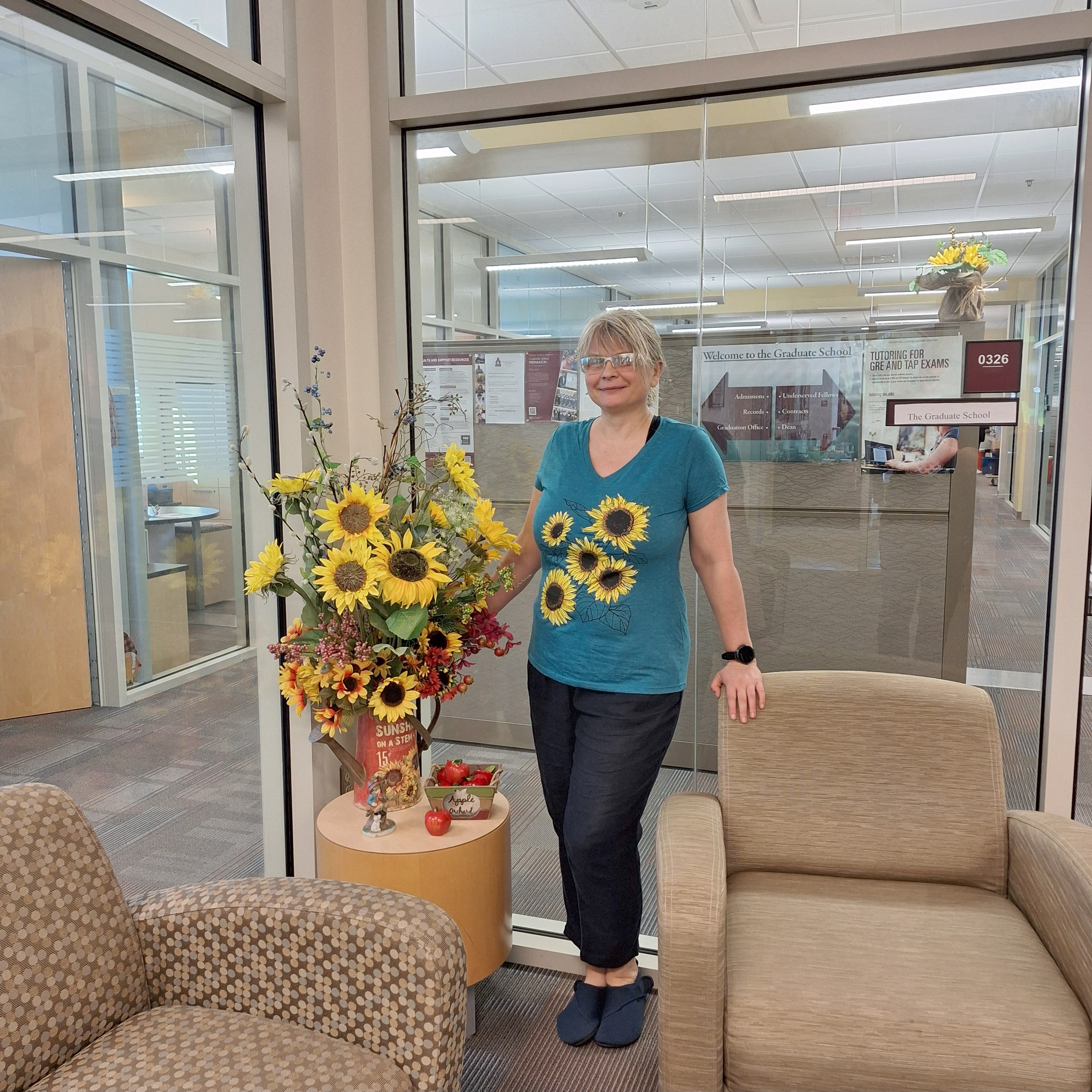 Agnieszka Sawrasewicz sunflower portrait